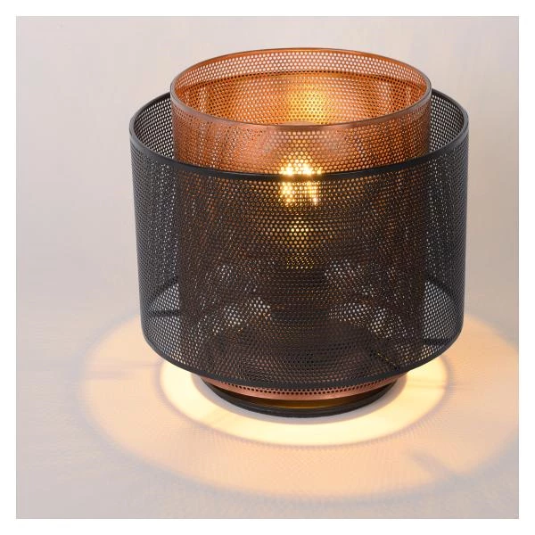 Lucide ORRIN - Tischlampe - Ø 25 cm - 1xE27 - Schwarz - Detail 1